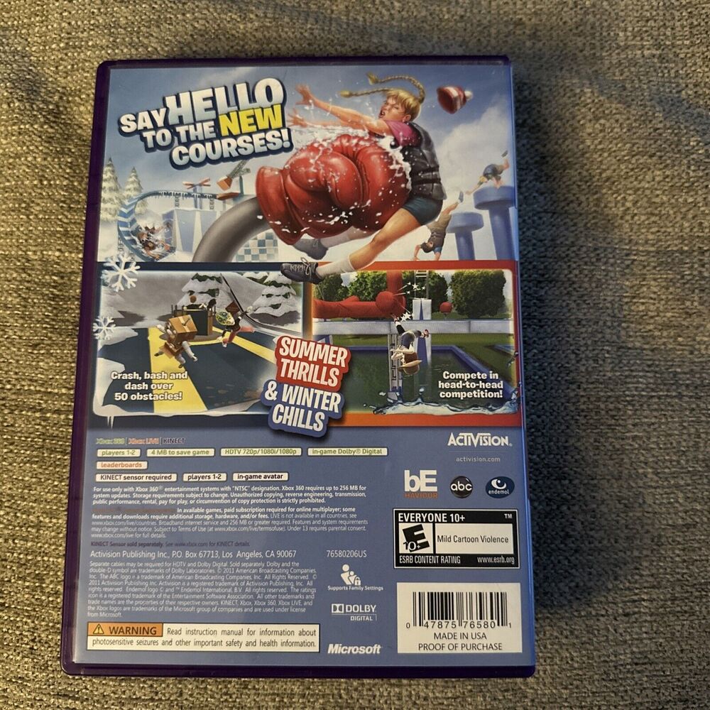 Wipeout 2 Microsoft Xbox 360, 2011 Kinect Game - Picture 2 of 3